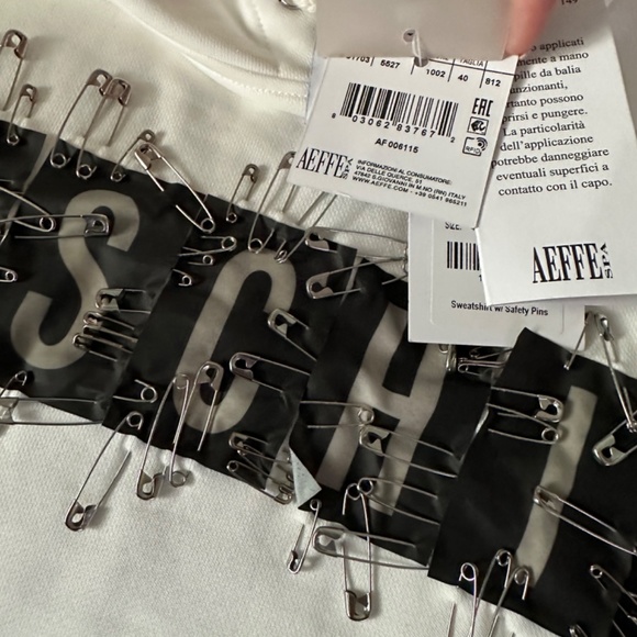 MOSCHINO COUTURE WHITE HOODIE - Picture 3 of 4